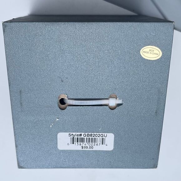 NIB GEOFFREY Beene Genuine Blue Sapphire Mens Analog Watch Style # GB8202GU - Picture 7 of 7